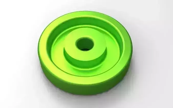 flywheel plastic wheel Free 3D model