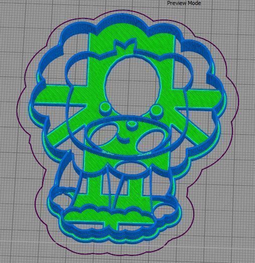 Lion Cookie Cutter 3D print model_1