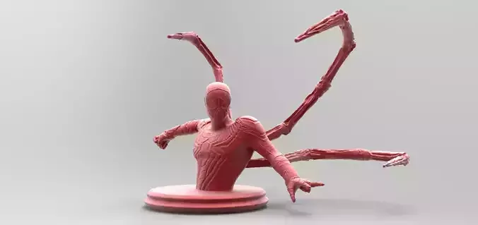 Infinity War Iron-Spider Spiderman Bust 3D print model