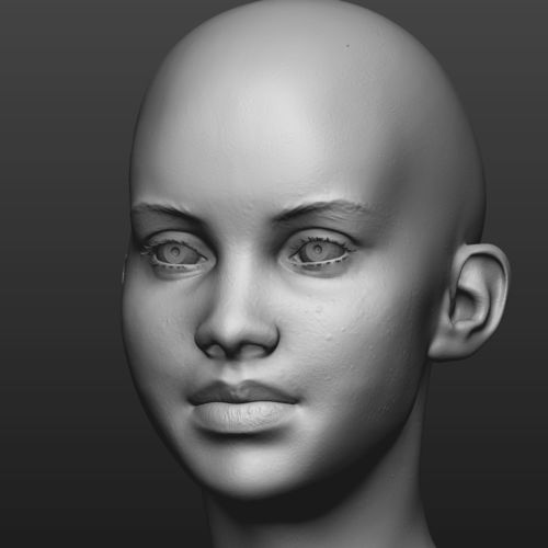 Hi res Female body model 3D model