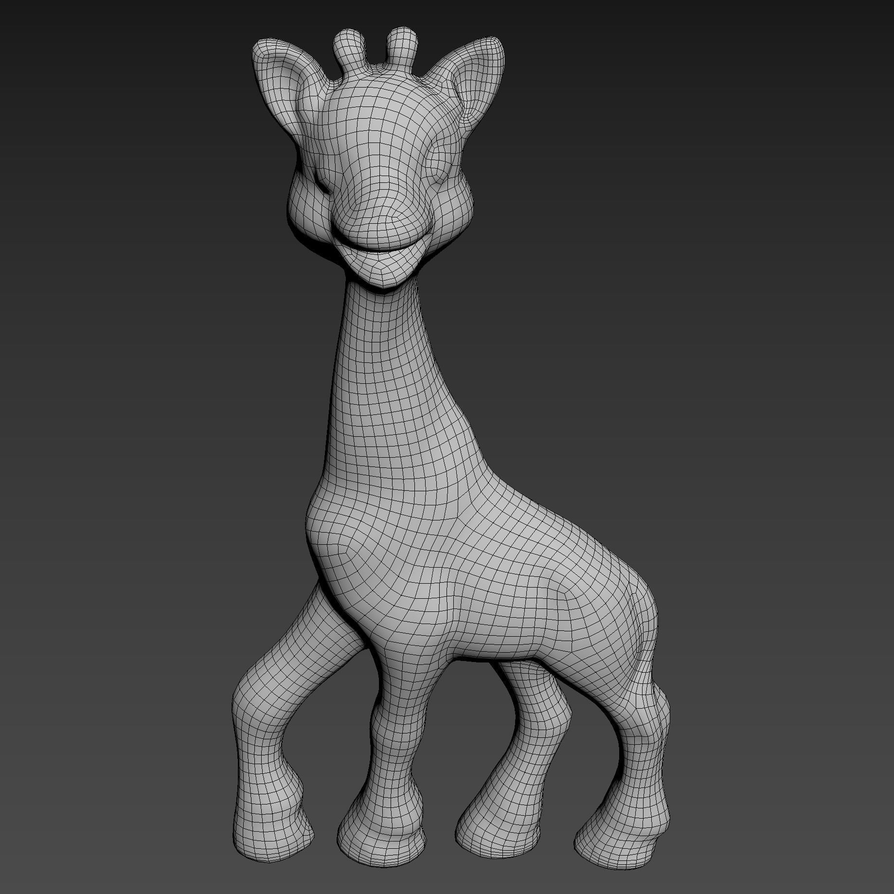 Sophie The Giraffe 3D print model_3