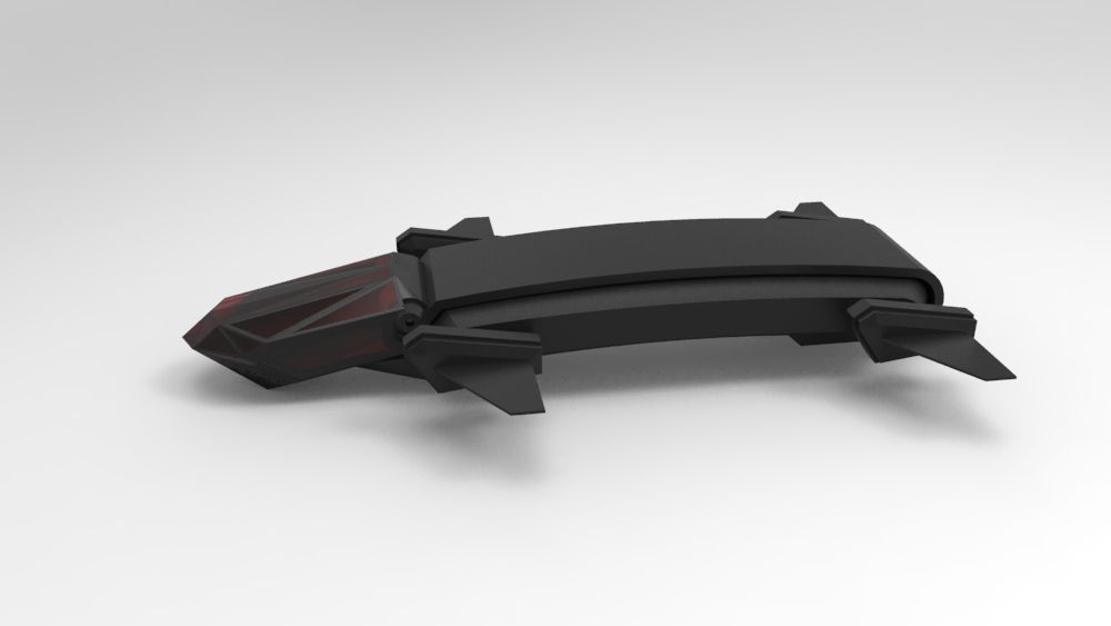 5 SpaceShip Collection 01 Low-poly 3D model_57