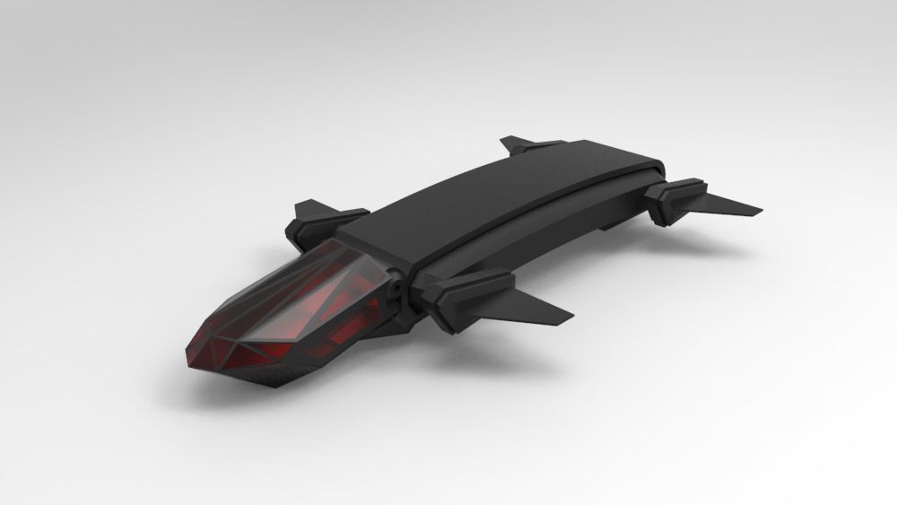 5 SpaceShip Collection 01 Low-poly 3D model_56