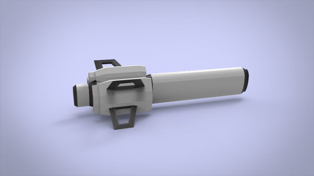 5 SpaceShip Collection 01 Low-poly 3D model_43