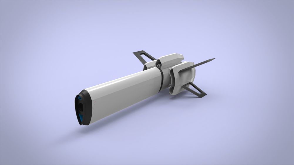 5 SpaceShip Collection 01 Low-poly 3D model_46