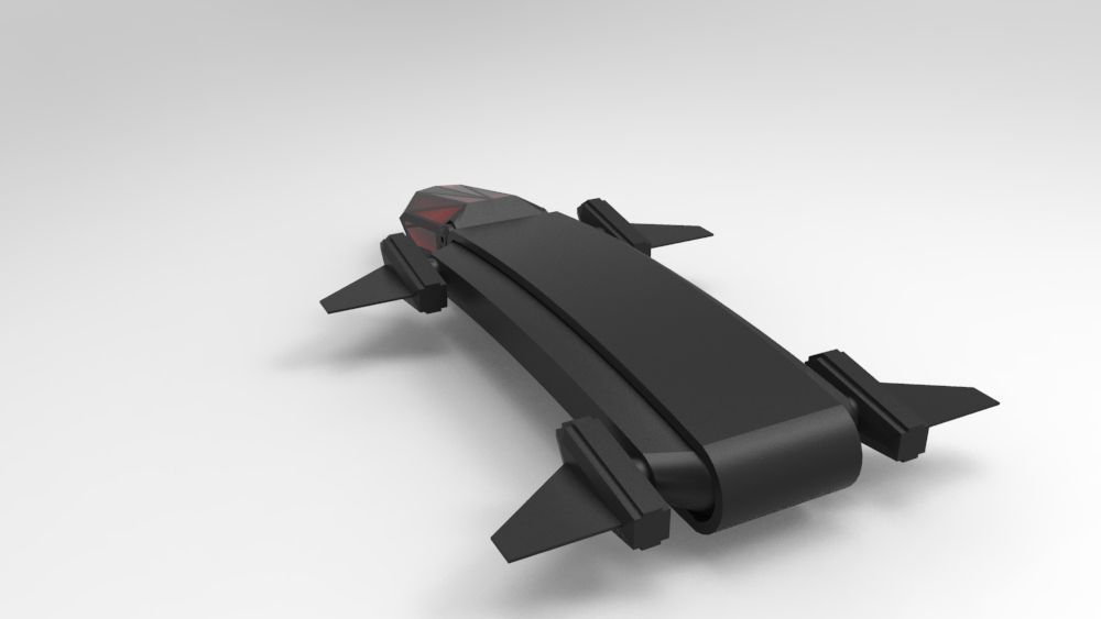 5 SpaceShip Collection 01 Low-poly 3D model_59