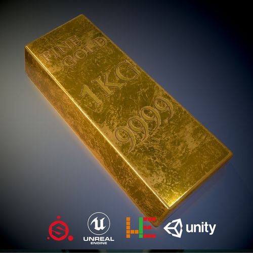 HIE Game Ready Bullion N2 Low-poly 3D model