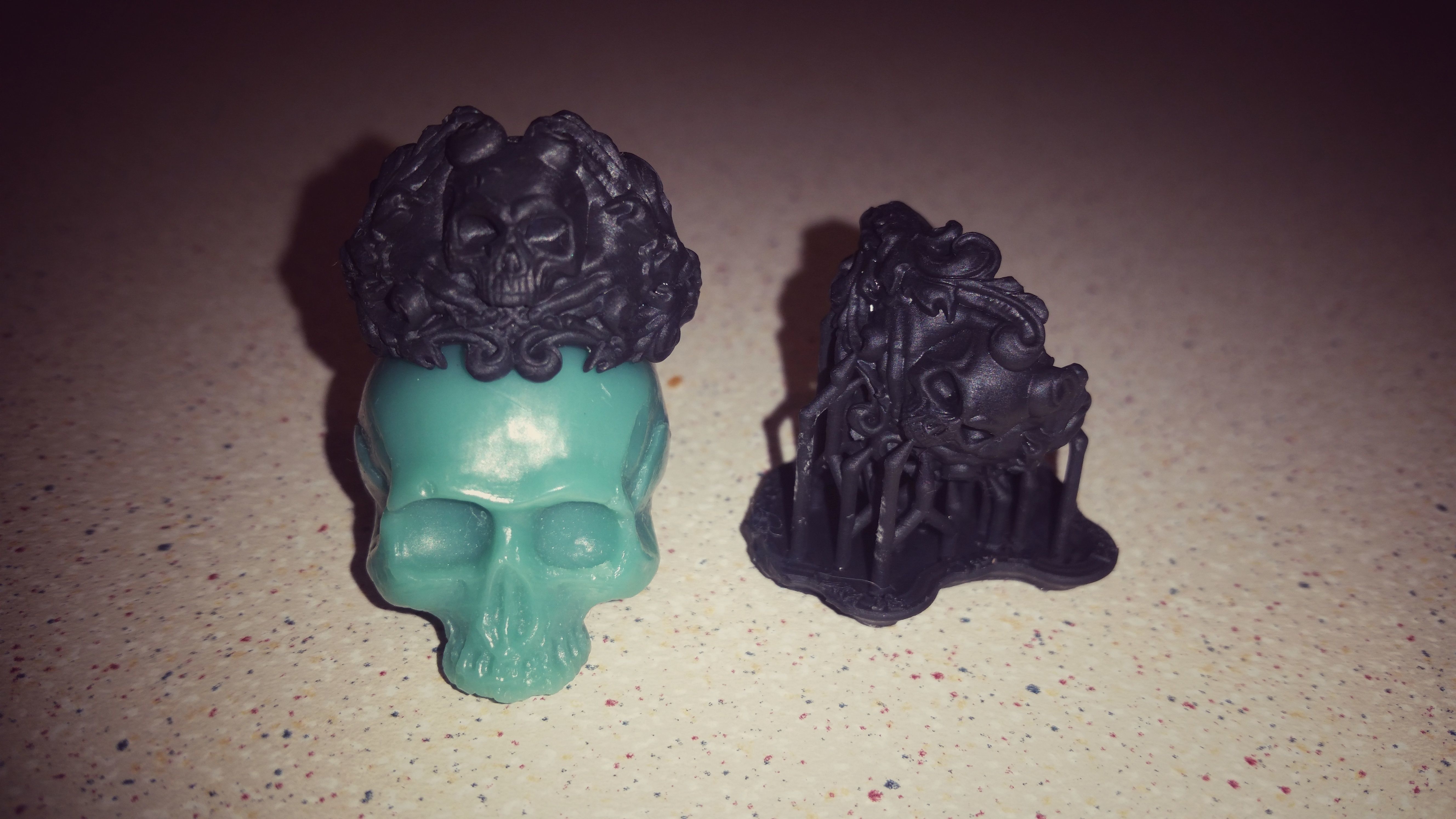 Vintage Skull Ring 3d model for 3d printing 3D print model_3