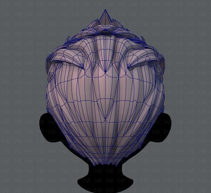 3D Hair style for boy V28 Low-poly 3D model_13