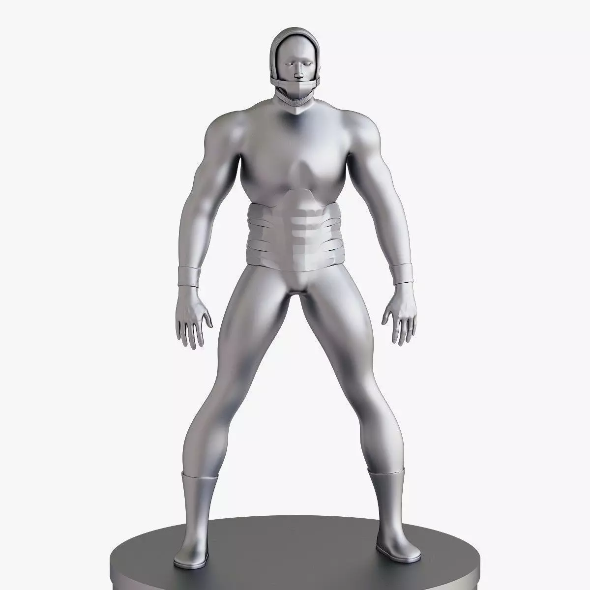 Cyborg man 3D print model