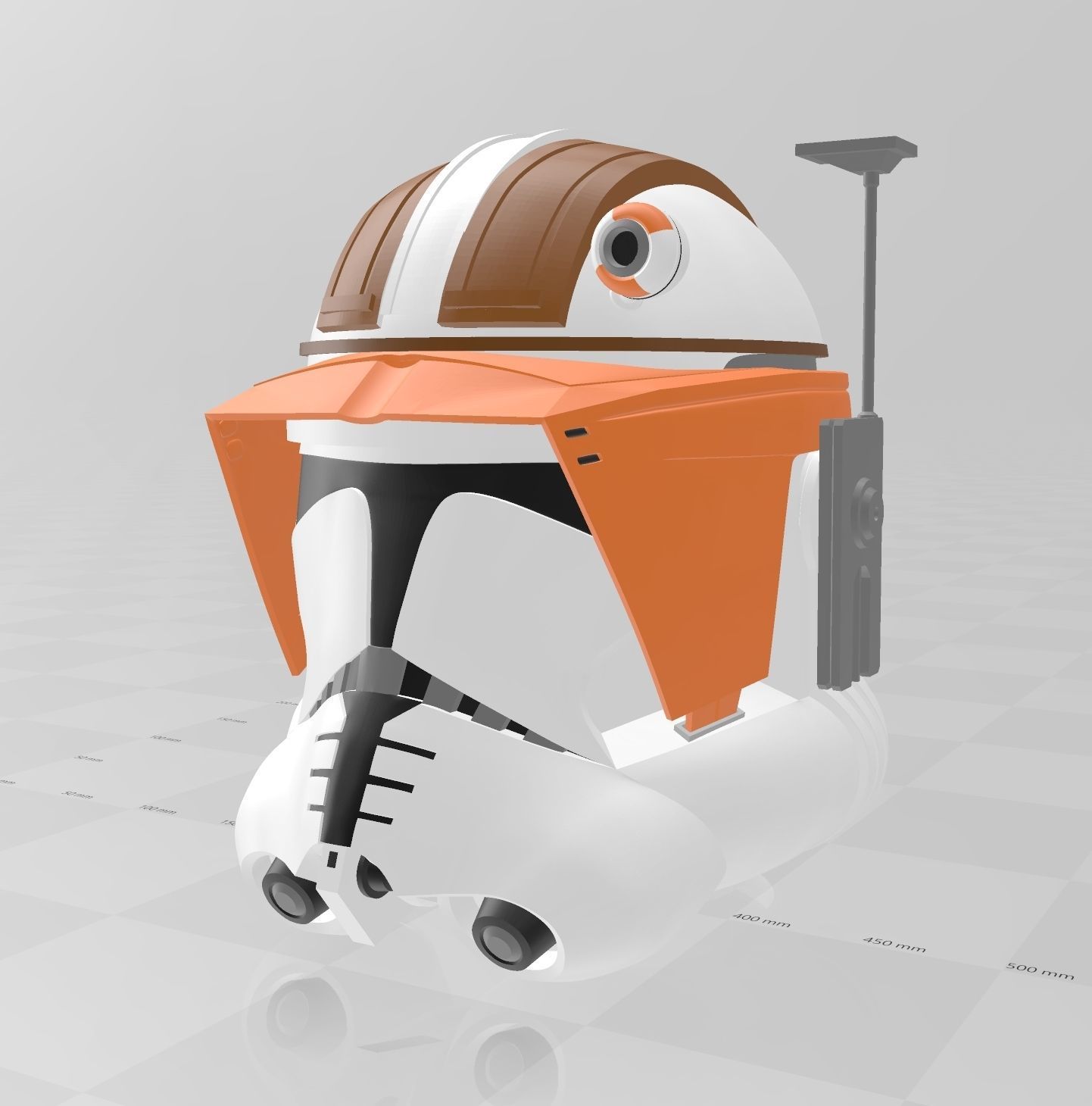 Star Wars Clone Wars Commander Cody Helmet 3D print model_1