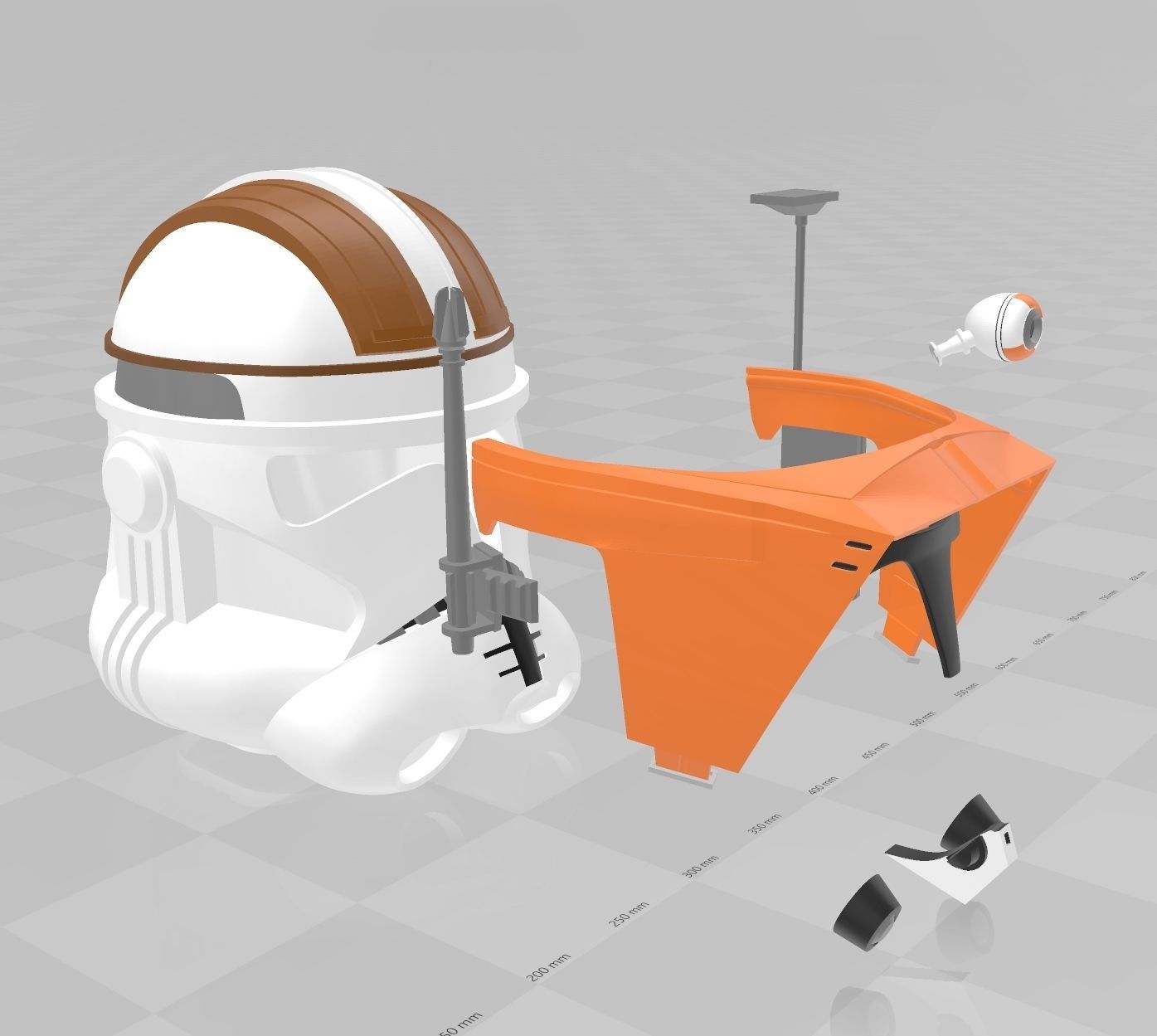 Star Wars Clone Wars Commander Cody Helmet 3D print model_9