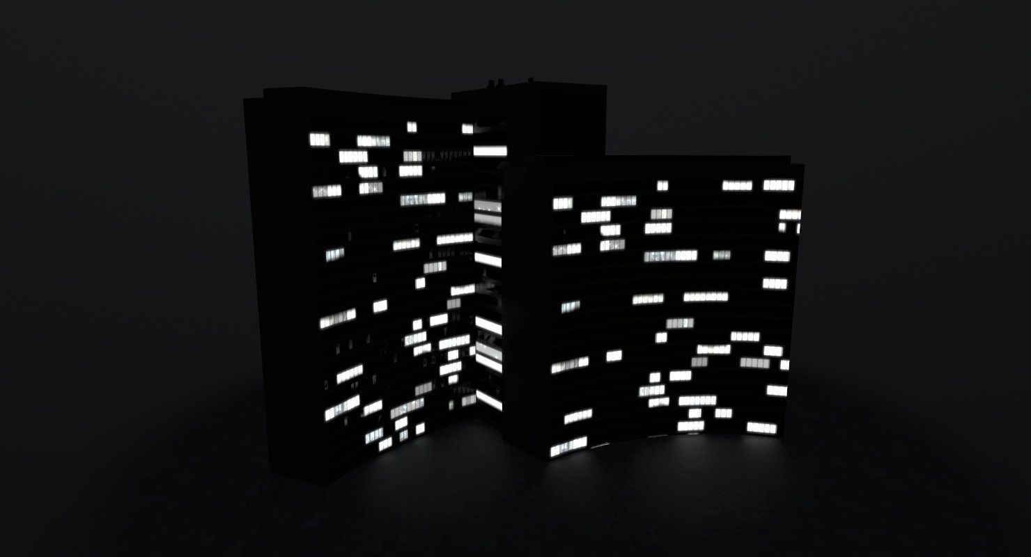 Hamburg Euler Hermes Low-poly 3D model_5