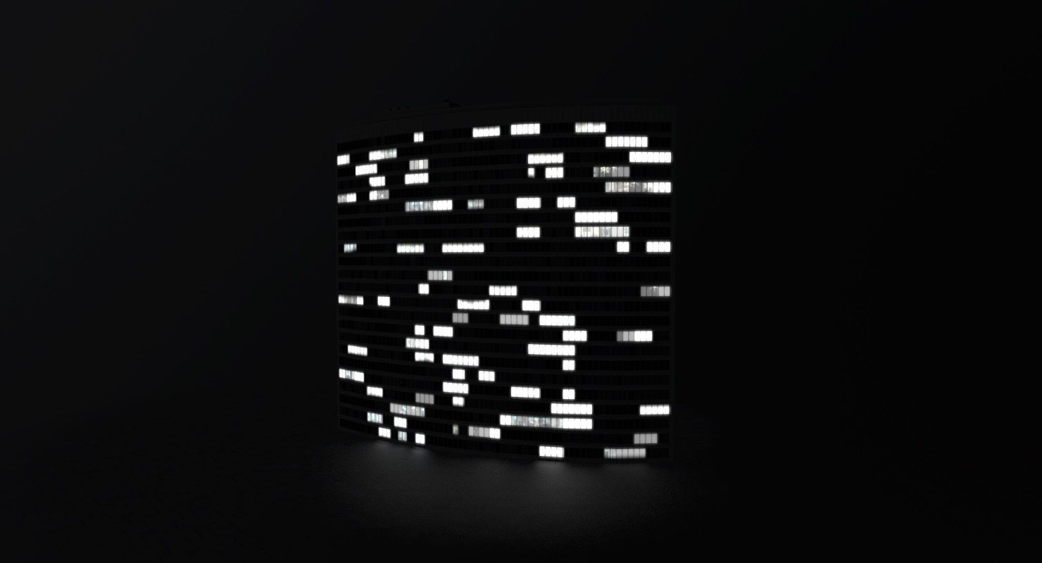 Hamburg Euler Hermes Low-poly 3D model_6