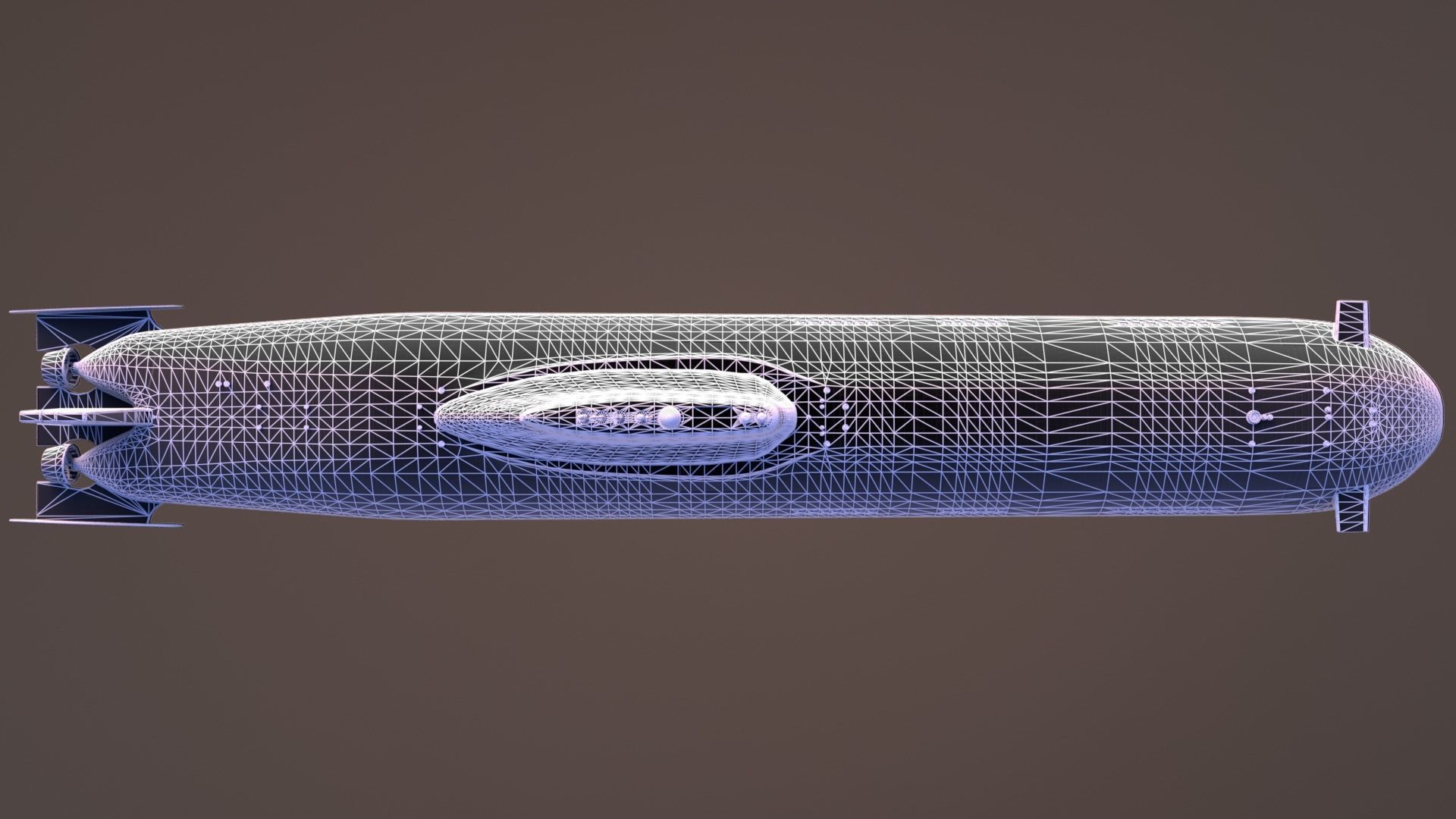 Typhoon-class submarine 3D model_21