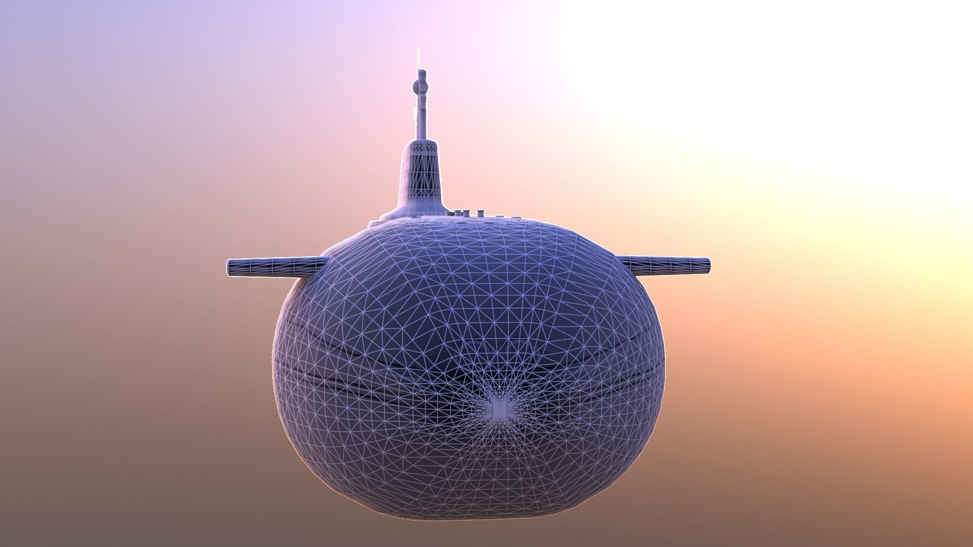 Typhoon-class submarine 3D model_27