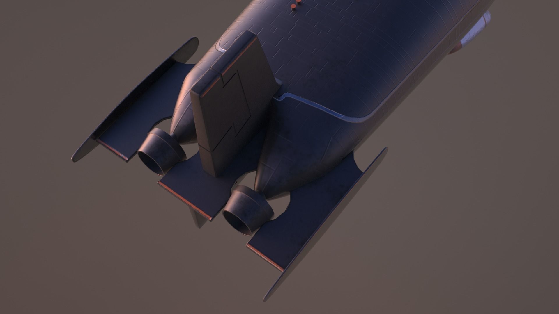 Typhoon-class submarine 3D model_16