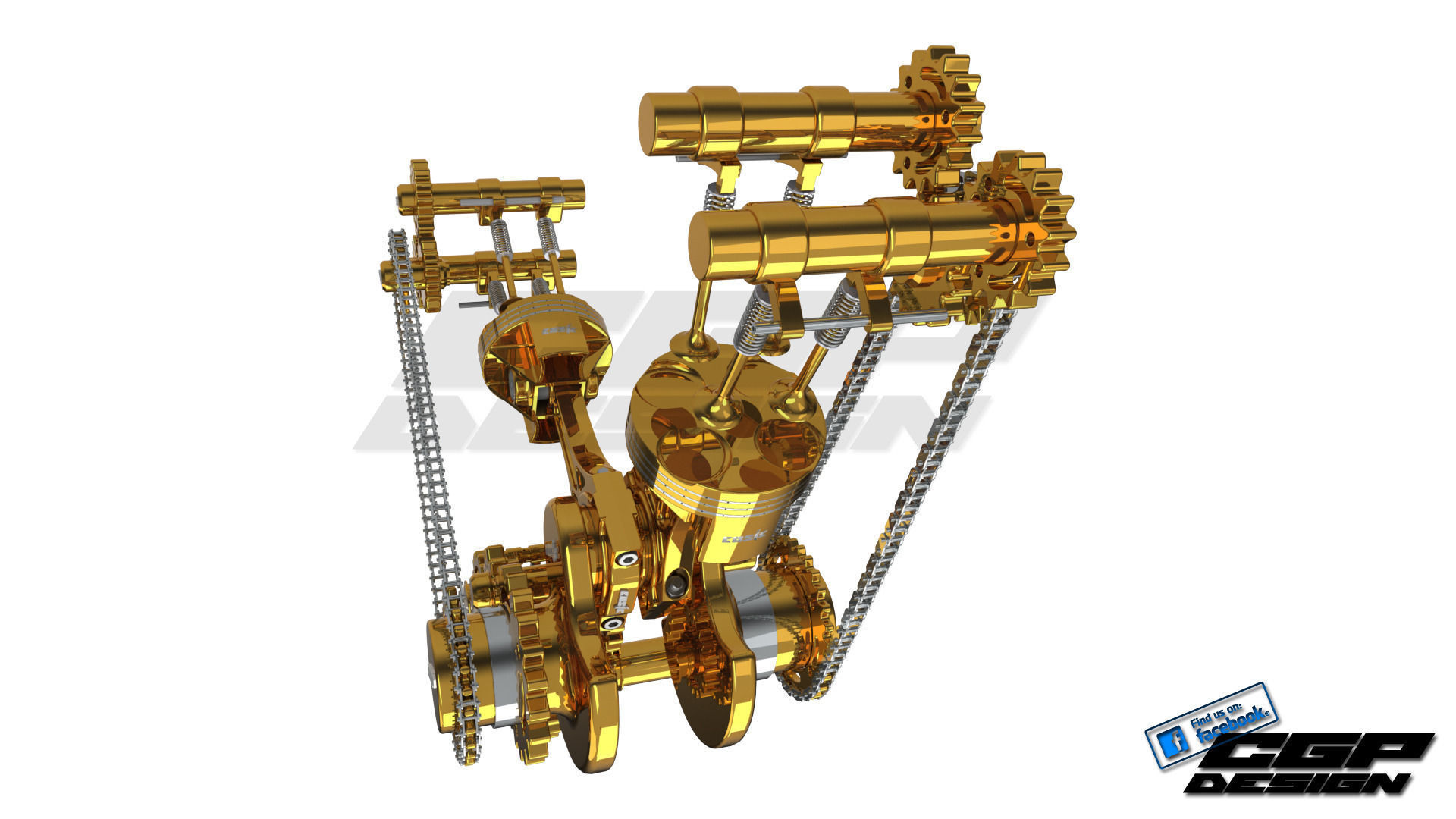 PINKI engine heartdesigned by cosic 3D model_2