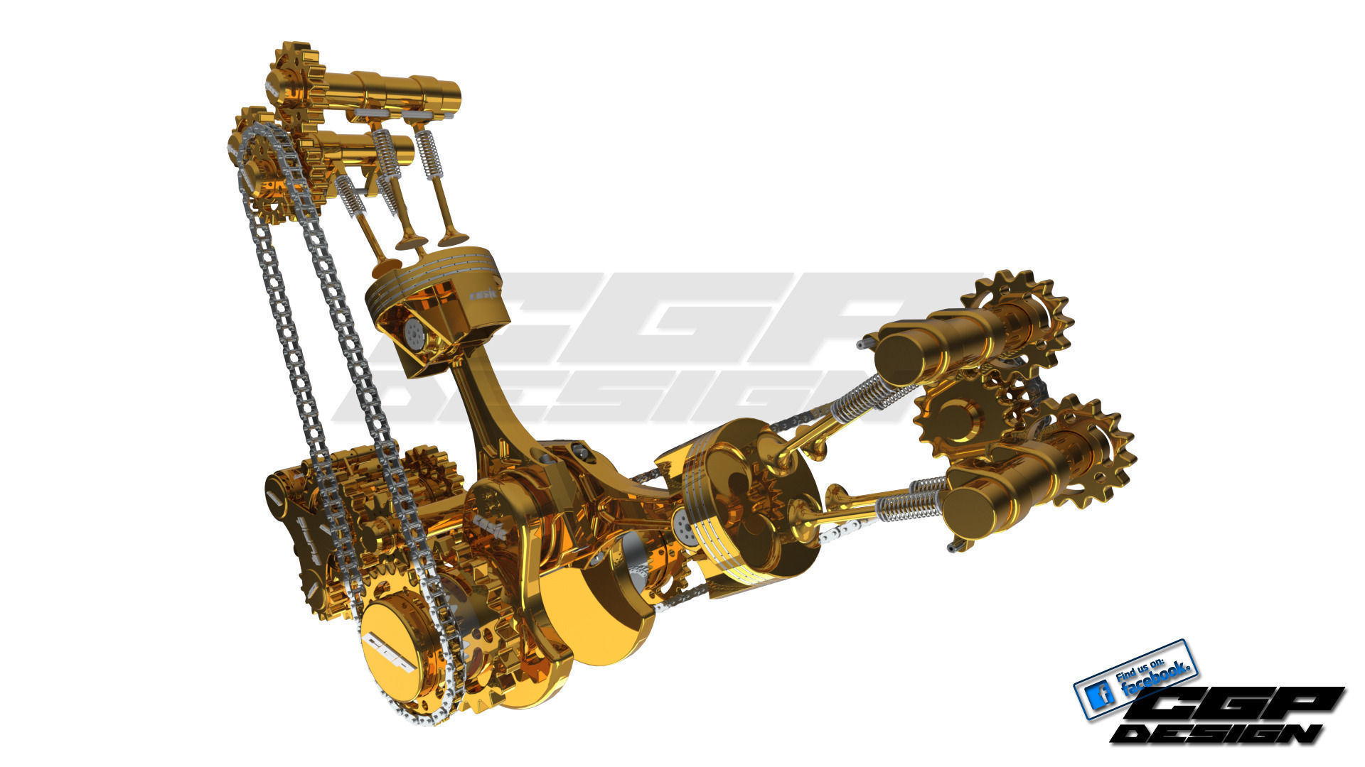 PINKI engine heartdesigned by cosic 3D model_3