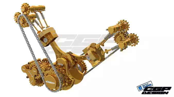 PINKI engine heartdesigned by cosic 3D model