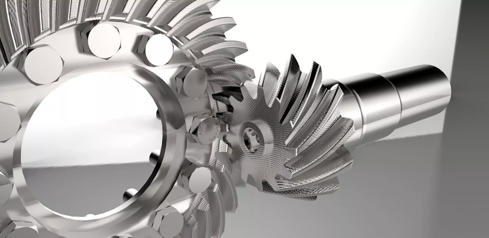 Spiral Bevel Gear M11 B35 Free 3D model