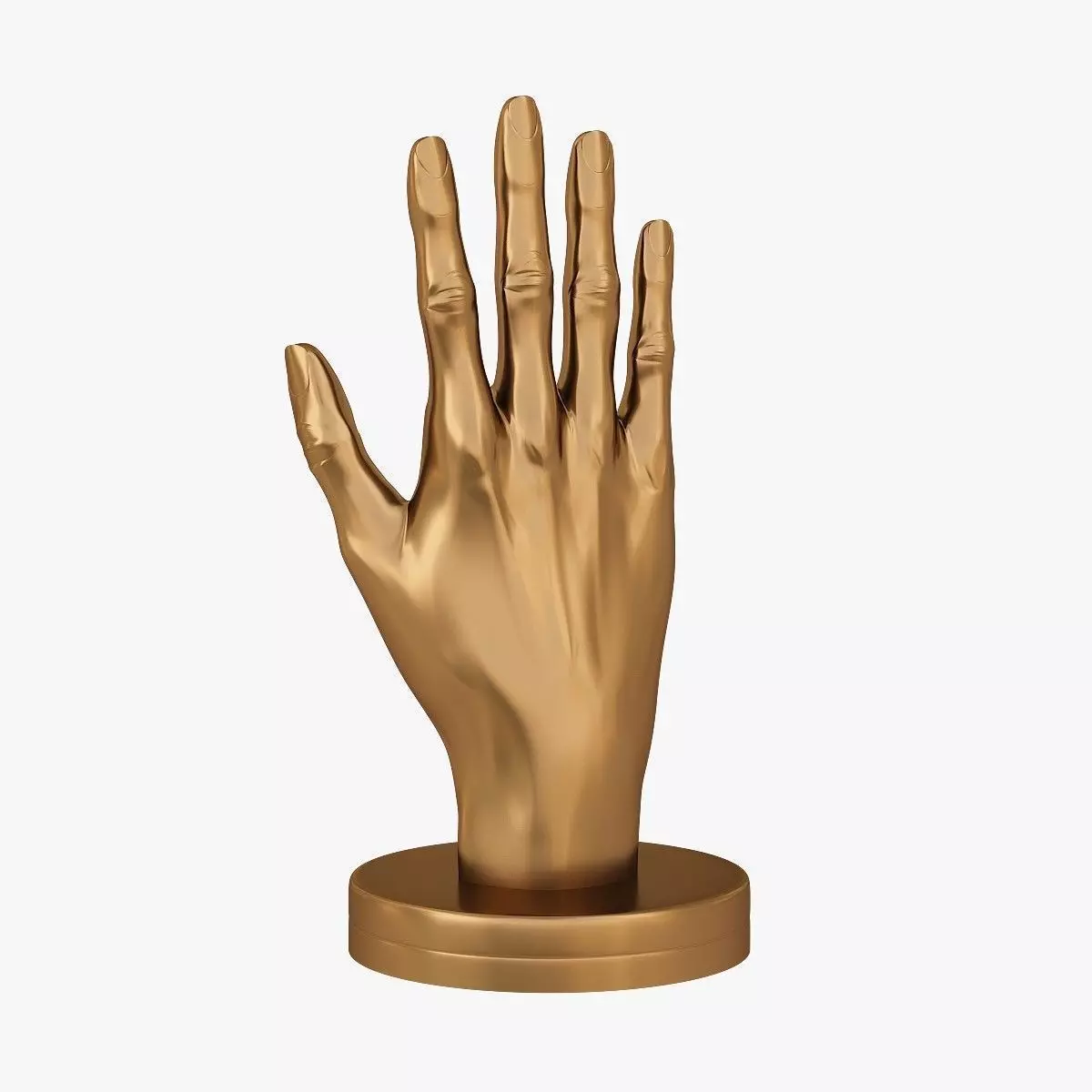 Hand shape 3D print model_0