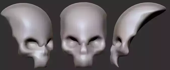 Skull Split Free 3D model