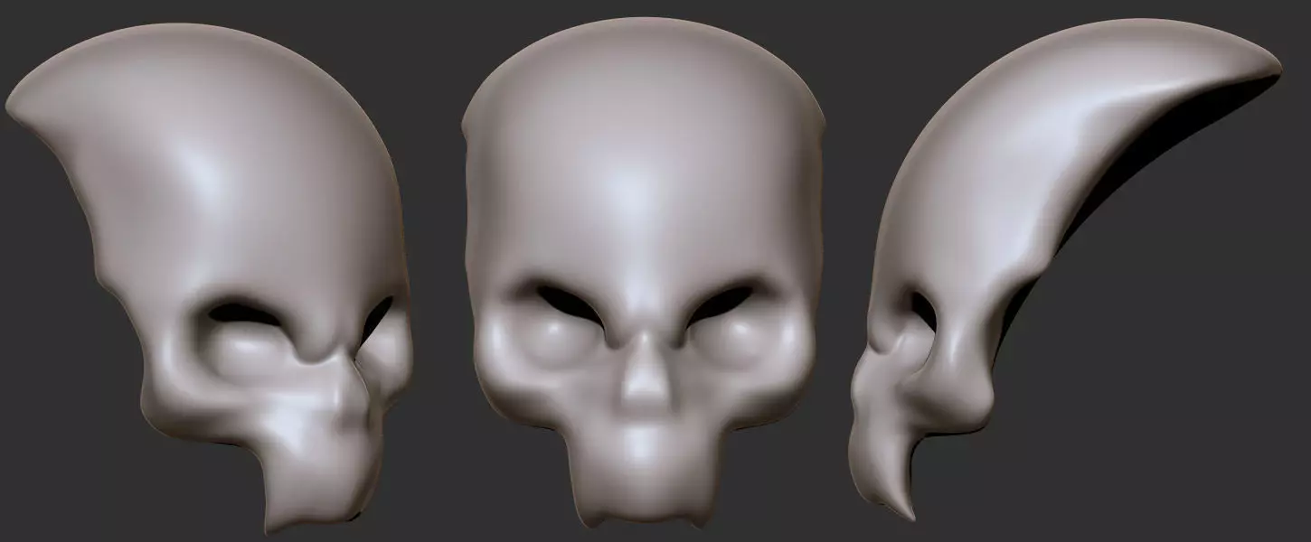 Skull Split Free 3D model_0