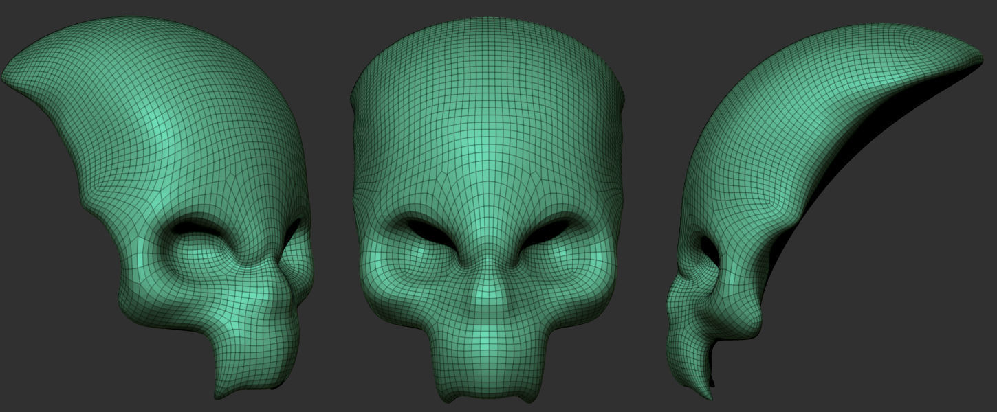 Skull Split Free 3D model_1