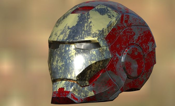 Iron Man  Low-poly 3D model