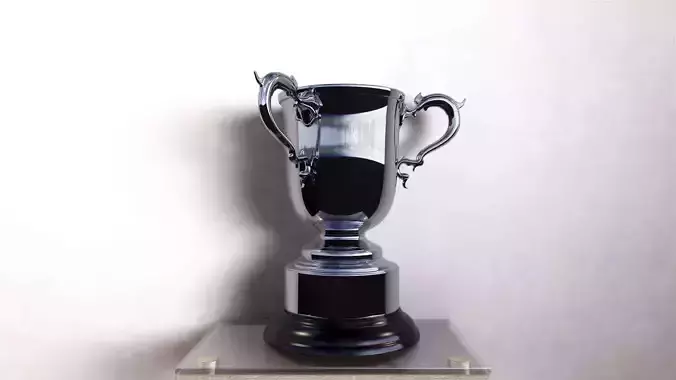 League Cup Trophy 3D Model V-RAY Cinema 4D