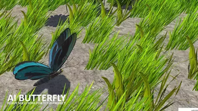 AI butterfly for Unity