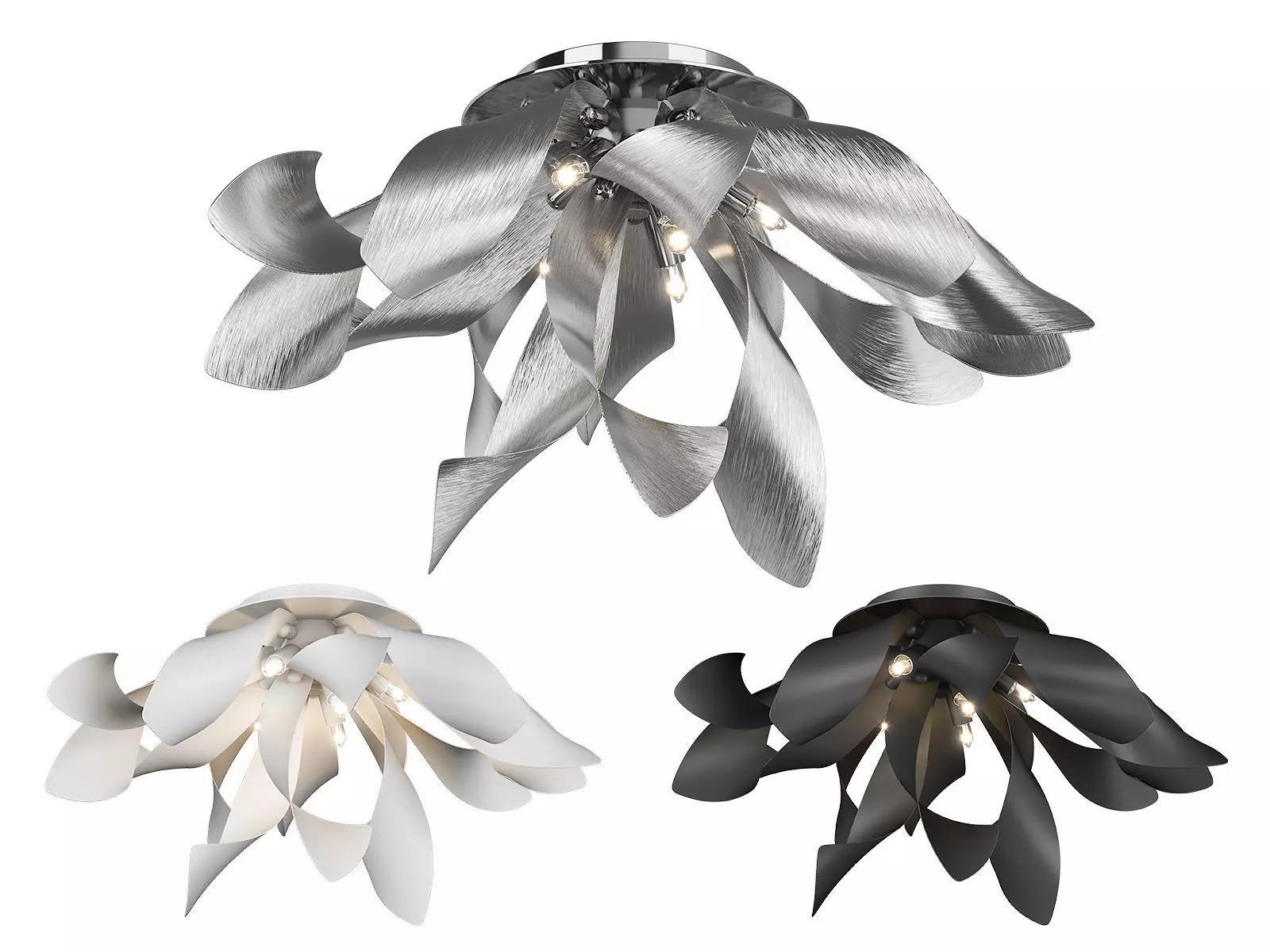 75416x Turbio Lightstar Ceiling Chandelier 3D model