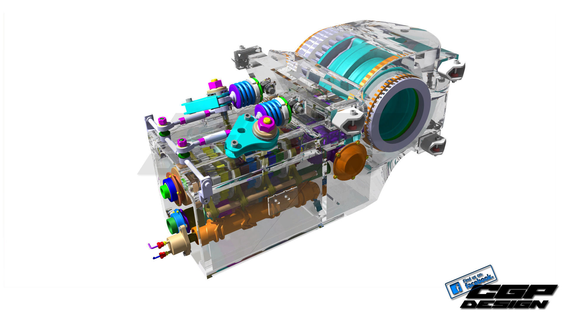 BHF1 gearbox design by ChikaAsistent 3D model_4
