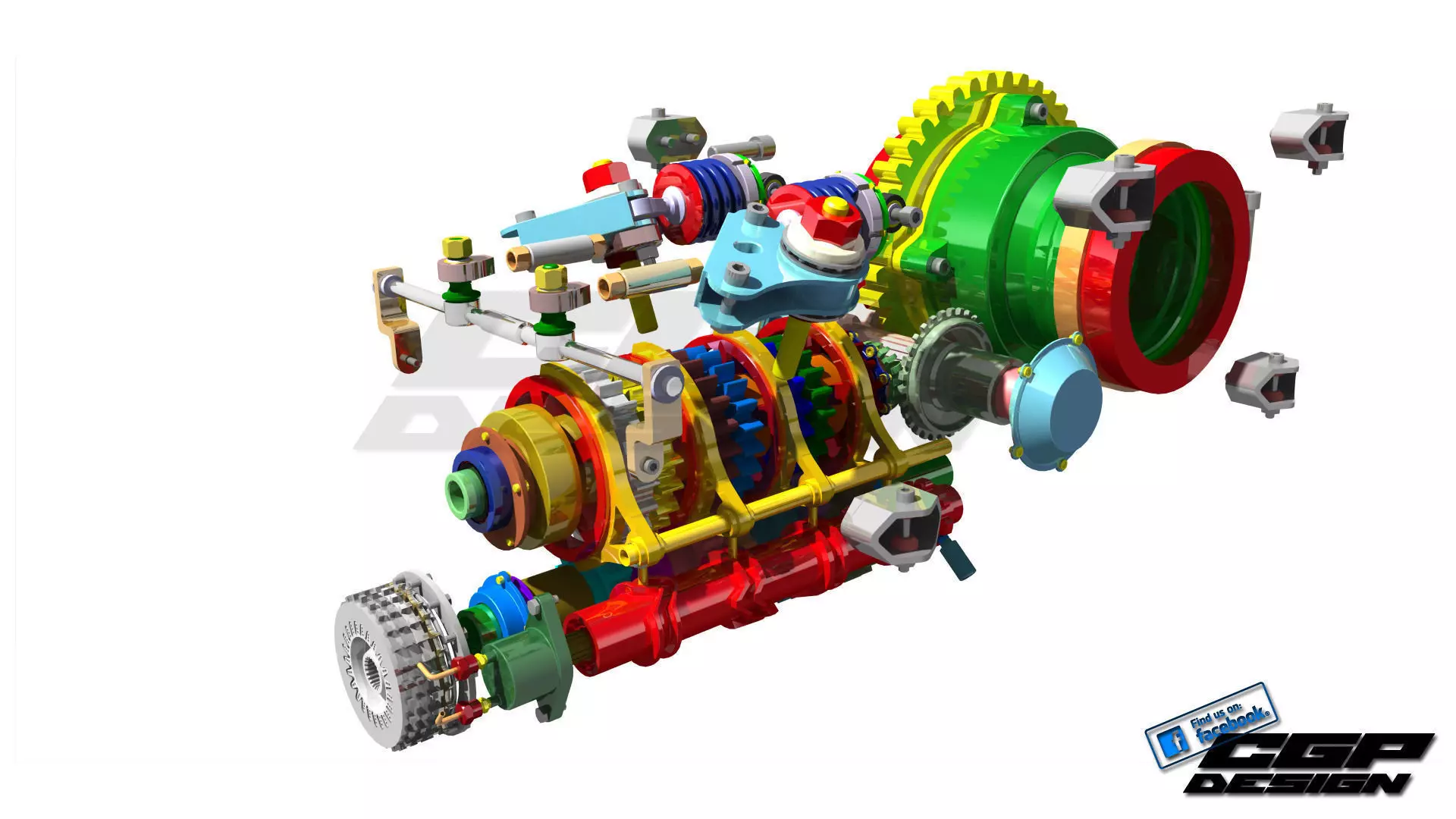 BHF1 gearbox design by ChikaAsistent 3D model_0
