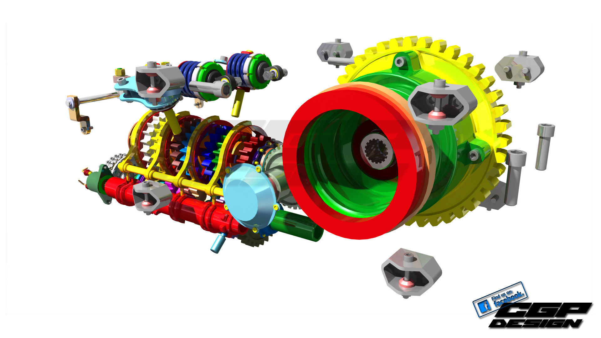 BHF1 gearbox design by ChikaAsistent 3D model_3