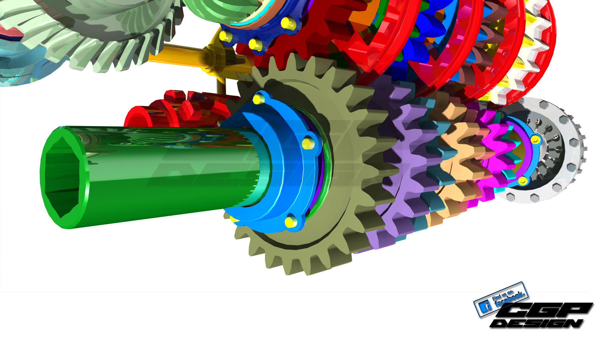 BHF1 gearbox design by ChikaAsistent 3D model_1