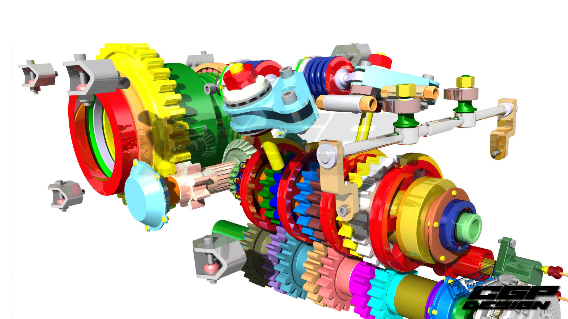 BHF1 gearbox design by ChikaAsistent 3D model_2