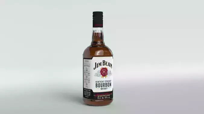 Jim Beam Original Bottle with new edition labels