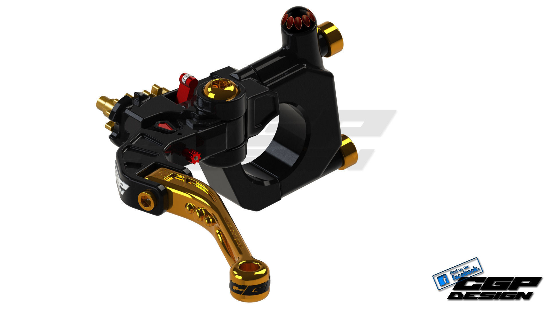 PINKI clutch leverdesigned by paX 3D model_3