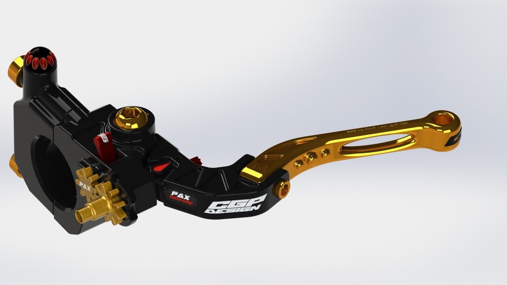 PINKI clutch leverdesigned by paX 3D model_5