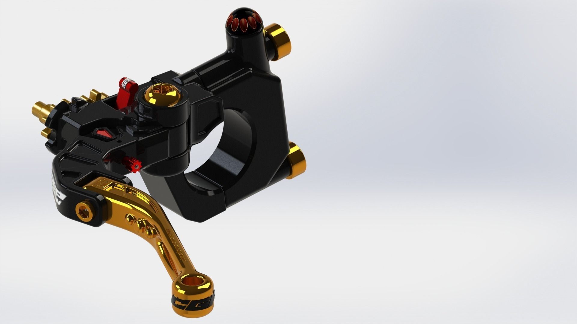 PINKI clutch leverdesigned by paX 3D model_4