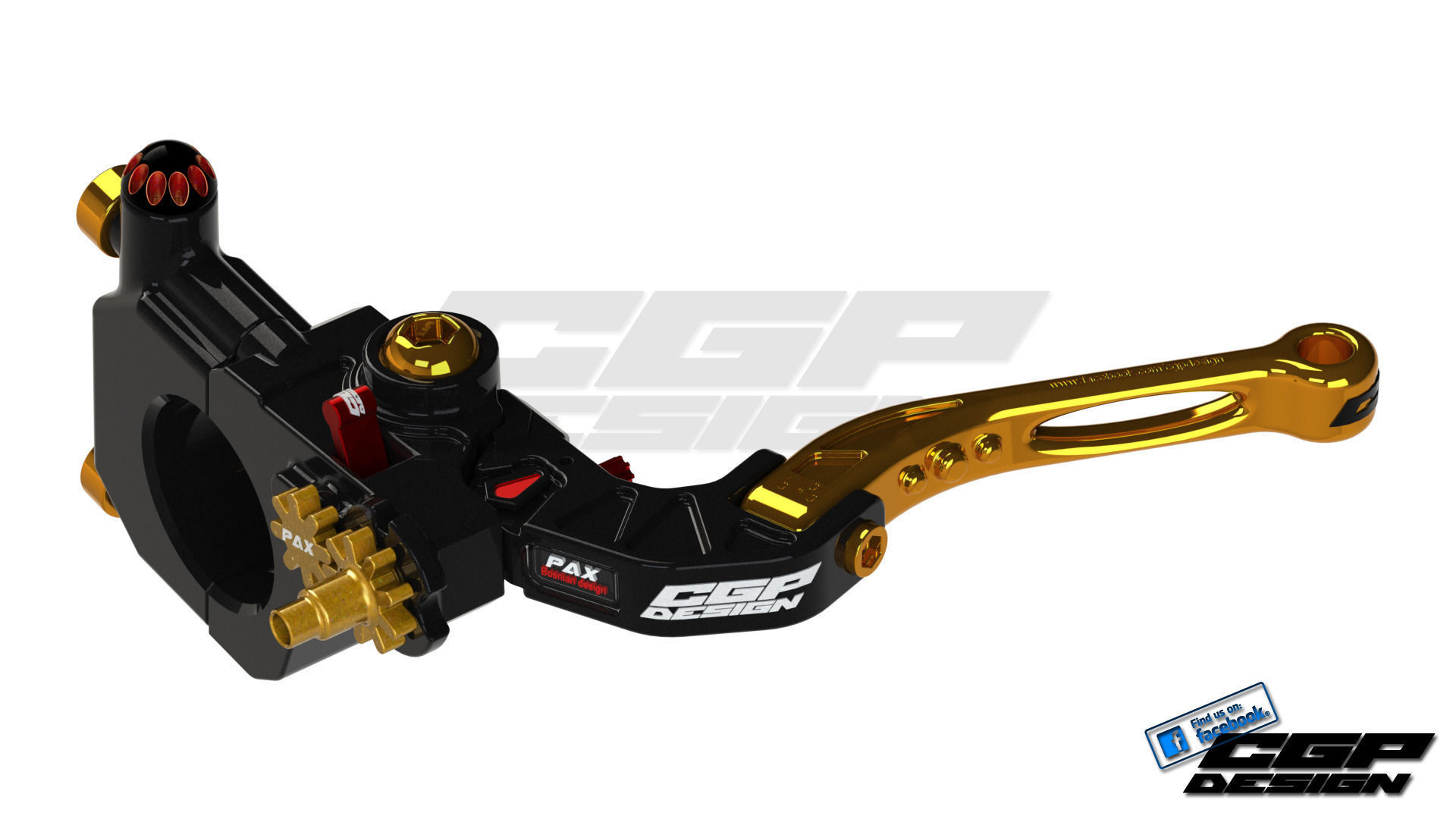 PINKI clutch leverdesigned by paX 3D model_2