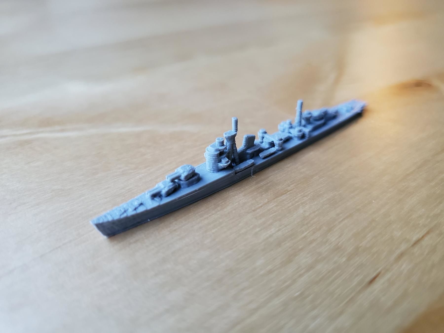 Japanese Akizuki Class Destroyer 3D print model_14