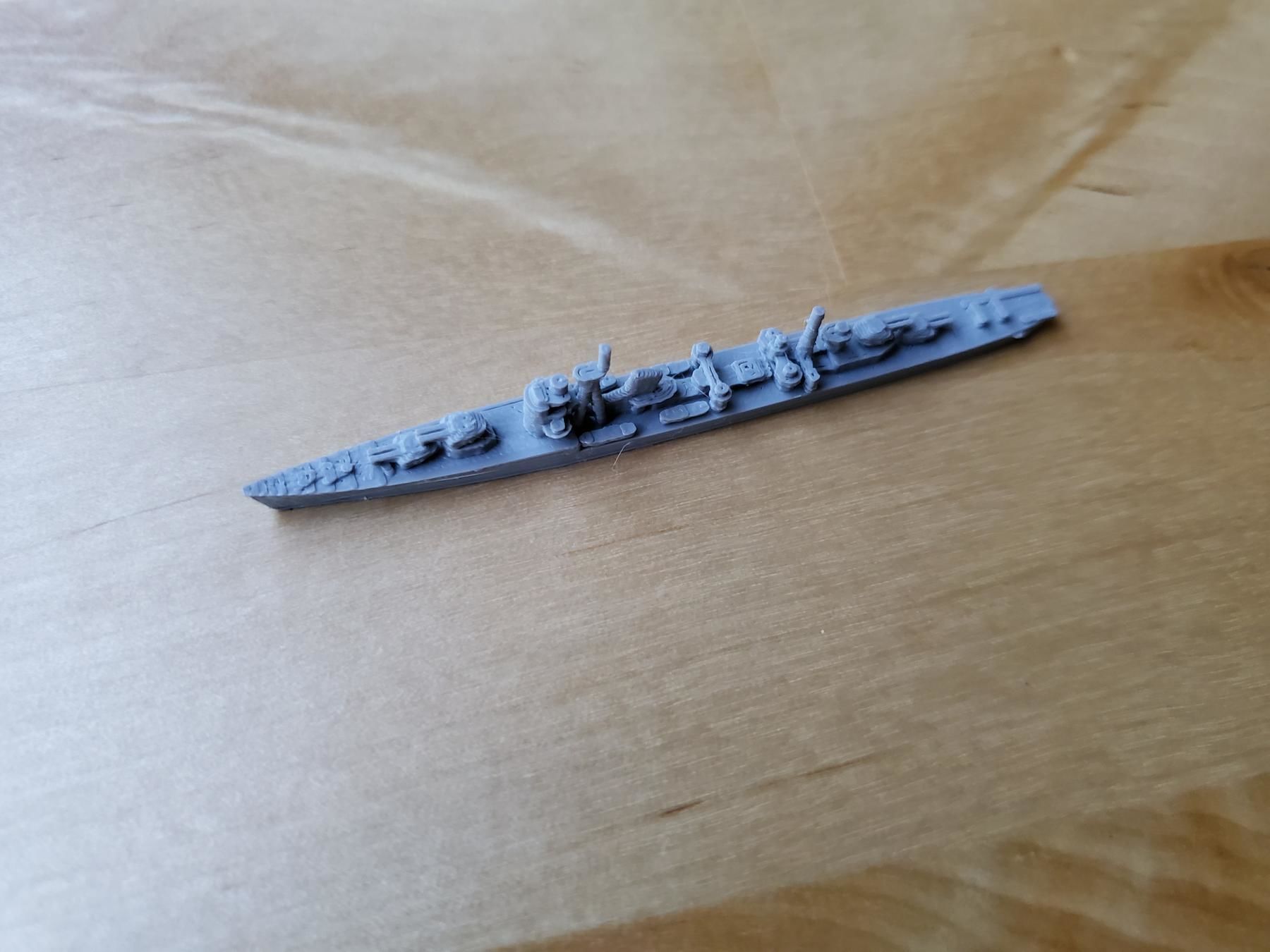 Japanese Akizuki Class Destroyer 3D print model_8