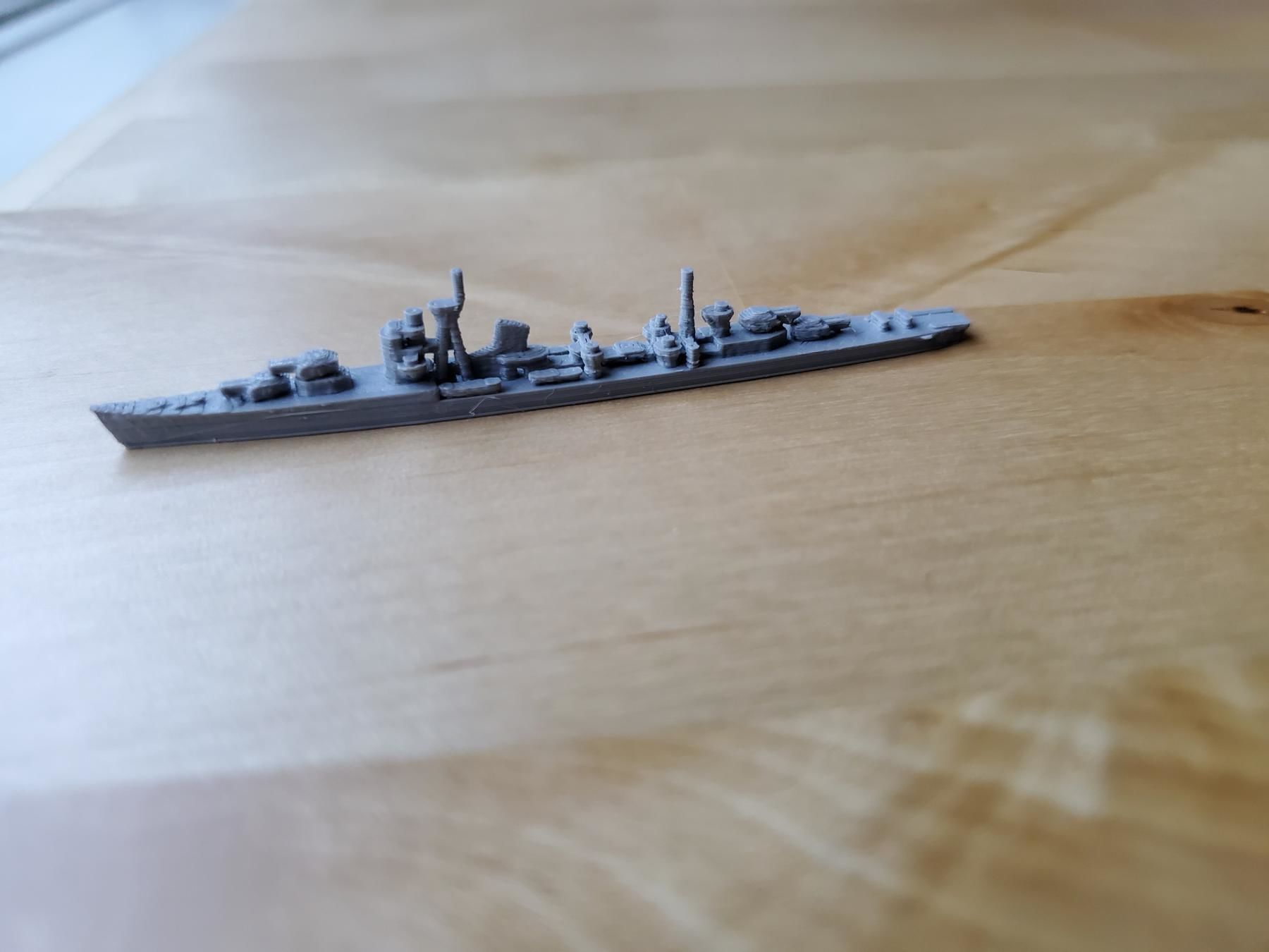 Japanese Akizuki Class Destroyer 3D print model_12