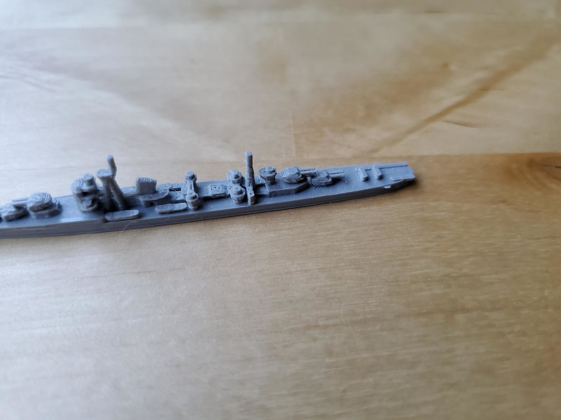 Japanese Akizuki Class Destroyer 3D print model_9