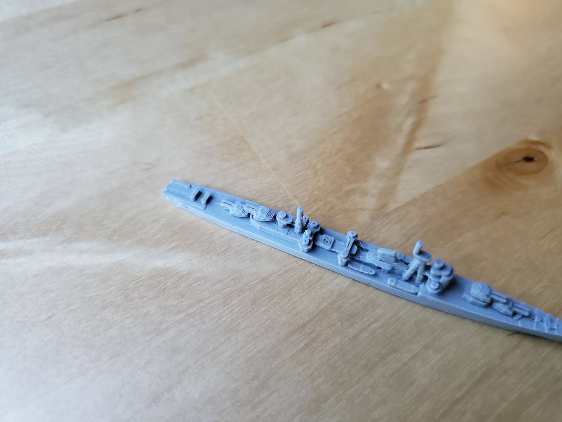 Japanese Akizuki Class Destroyer 3D print model_5