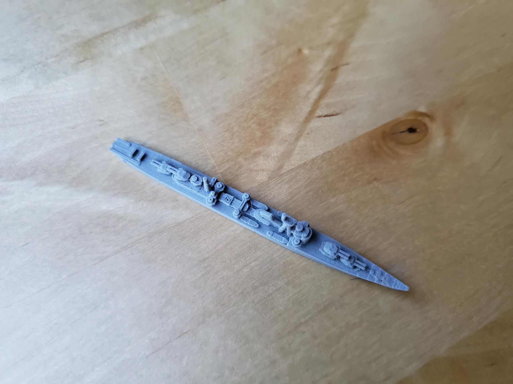 Japanese Akizuki Class Destroyer 3D print model_7