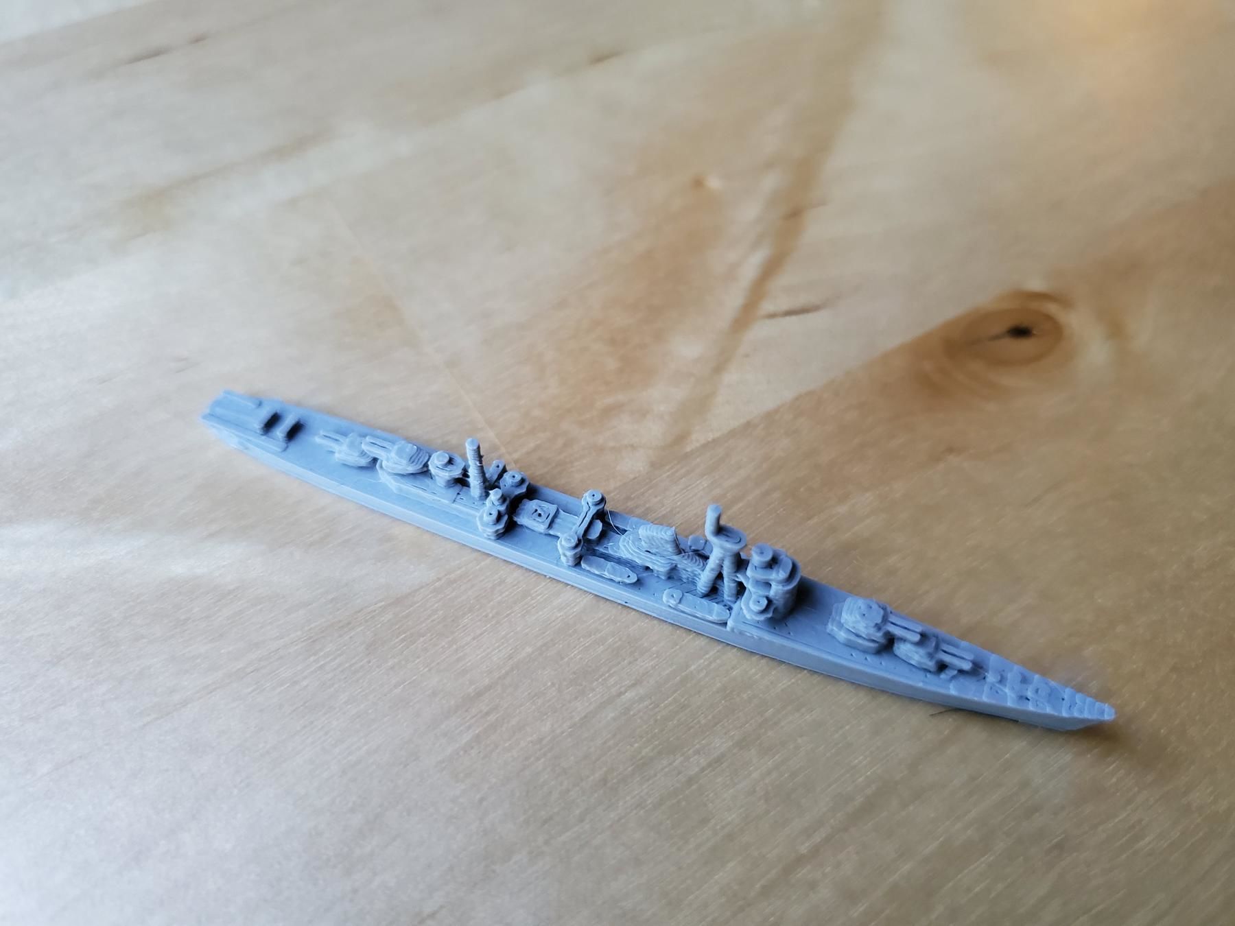 Japanese Akizuki Class Destroyer 3D print model_4